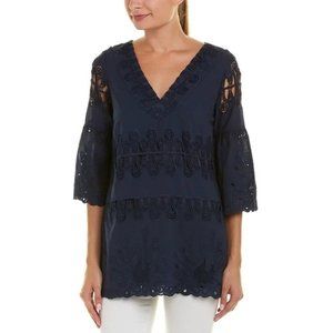Sail to Sable top / navy tunic / Size M